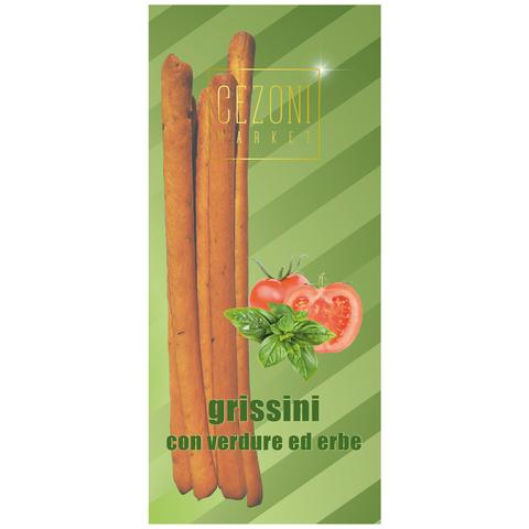 Гриссини с овощами и травами CEZONI 150 г