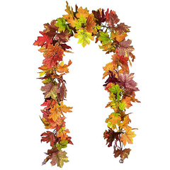 Гирлянда декоративная, Листья кленовые , 1,75 м, 1 шт.