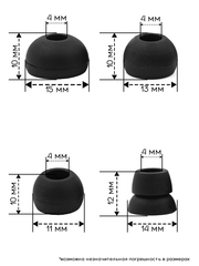 Амбушюры для наушников вкладышей
