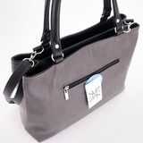 Сумка Саломея 1030 мульти итальянский серо-черный