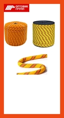 Верёвка Акватекс из полипропилена, 10,5 мм толщиной.