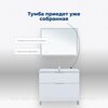 Aquanet 344135 Тумба Алвита new 100 напольная 2 ящ. цв. белый матовый (344135)