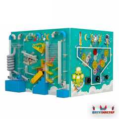 Интерактивная стена для детей «Межзвёздный механизм», 2×1,5×1,8 м