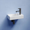 Ceramica Nova Element CN6051L Умывальник подвесной прямоугольный (чаша слева, отверстие под смеситель справа), 41.7x21.7, цвет: белый глянцевый