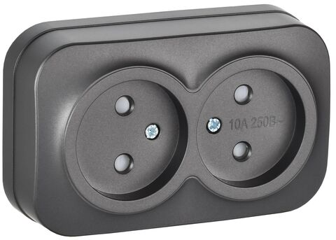 GLORY Роз. 2-я без з/к с з/ш о/у 10А РСш22-2-ХСм ст м. IEK