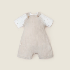 Комплект футболка+полукомбинезон Муслин