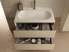 Тумба под раковину Люка 80 Софт-Тач