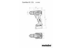 PowerMaxx BS 12 BL Аккумуляторная дрель-шуруповерт (601038800)