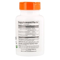 Doctor's Best, Ультра кордицепс плюс, 60 растительных капсул