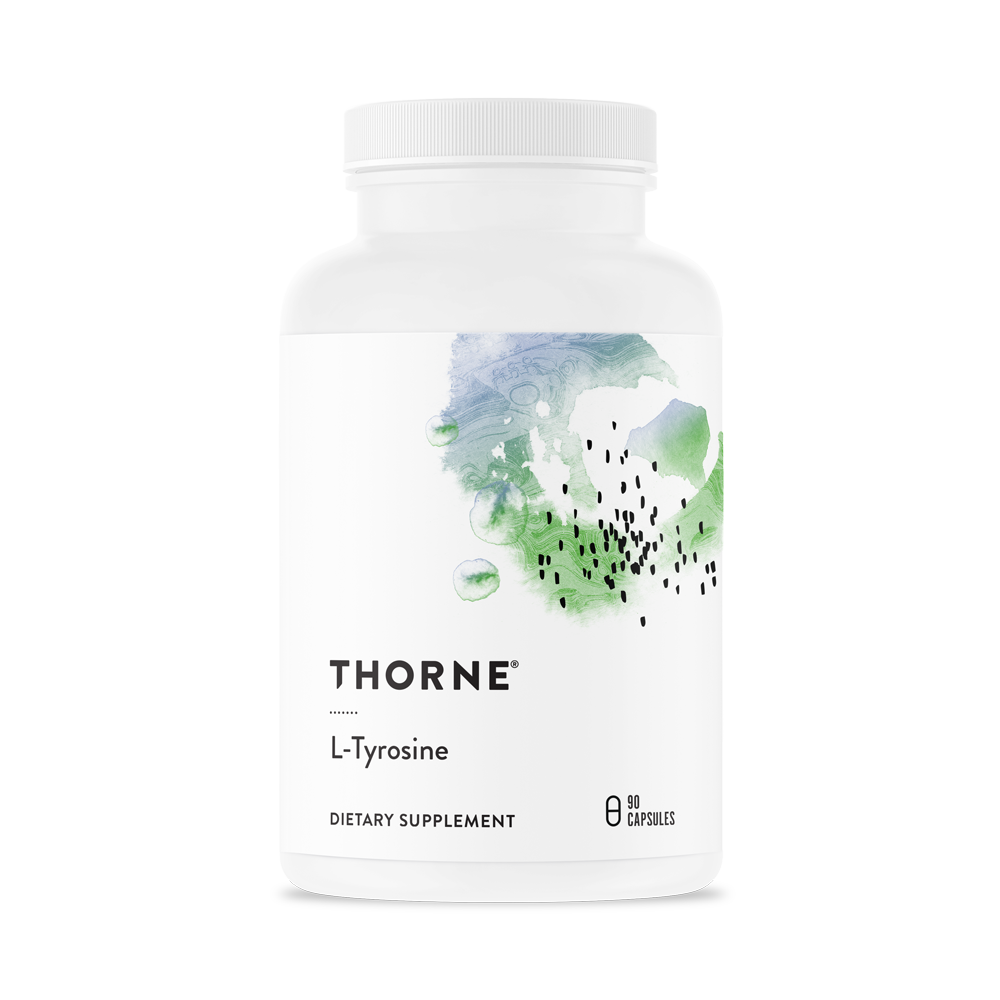 L-Тирозин, L-Tyrosine, Thorne Research, 90 капсул 1