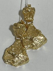 Sassi (серьги из серебра с позолотой)