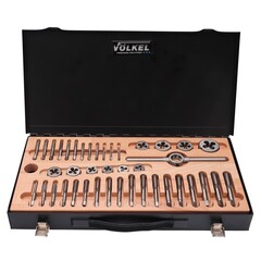 Набор метчиков и плашек M3 -M12 HSS-G 49пр Voelkel 48003 (M7;M9)