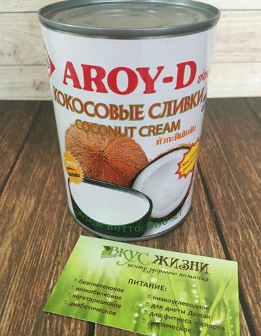 Кокосовые сливки 70проц Aroy-D 0,56л