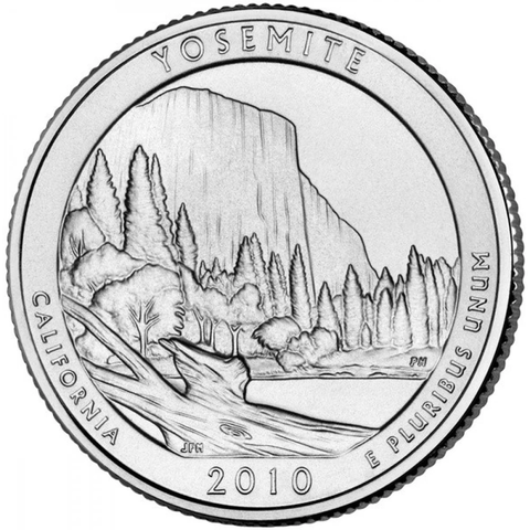 25 центов 3-й парк Йосемитский национальный парк, Калифорния ( двор Р )