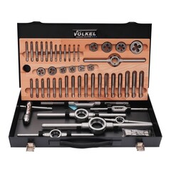 Набор метчиков и плашек M3 -M12 HSS-G 49пр Voelkel 48003 (M7;M9)