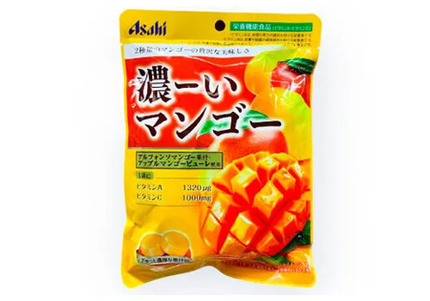 Леденцы Асахи с пюре из манго, 88г