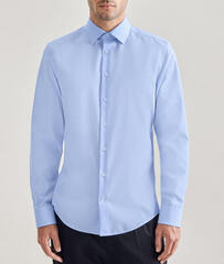 Сорочка Seidensticker Slim Fit 01.653760-14 с отделкой голубая