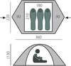 Картинка палатка туристическая Btrace Challenge 4  - 2