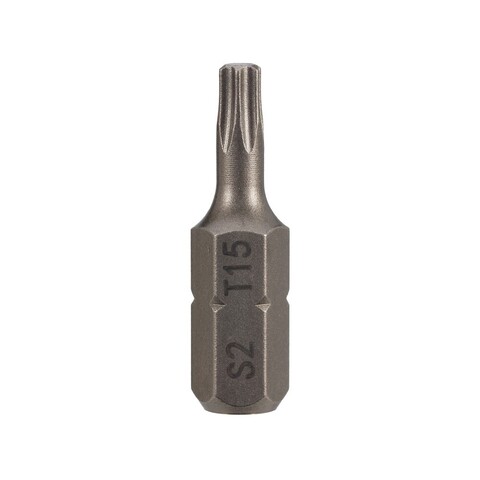 Бита T15 х25мм TORX S2 SGS 6325-T15