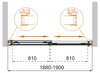 Шторка на ванну Cezares TANDEM-SOFT-VF-2 TANDEM-SOFT-VF-2-180/145-C-Cr-IV