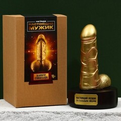 Фигура сувенир «Настоящий мужик», 18+, 15,5 х 7 х 9 см