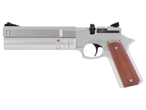 Пневматический пистолет Ataman АР16 Silver стандарт 4,5 мм