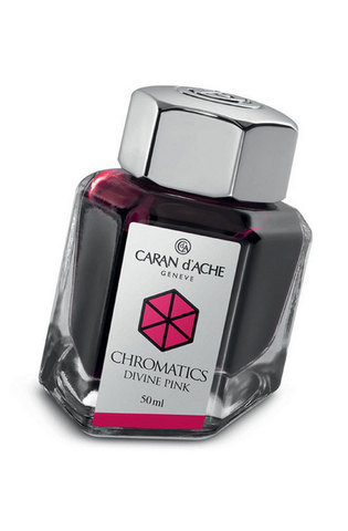 Флакон с чернилами Caran d’Ache Chromatics, 50 ml, Divine Pink (8011.080)