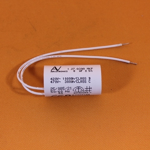 119RIR291 Конденсатор 8 мкФ с гибкими выводами