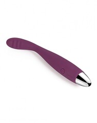 Фиолетовый вибратор Cici Violet с гнущейся головкой - 18,2 см. - 