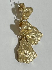 Sassi (серьги из серебра с позолотой)