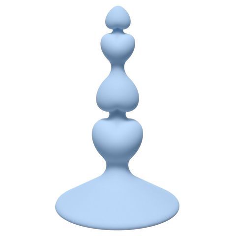 Голубая анальная пробка Sweetheart Plug Blue - 10 см. - Lola Games First Time 4106-02Lola