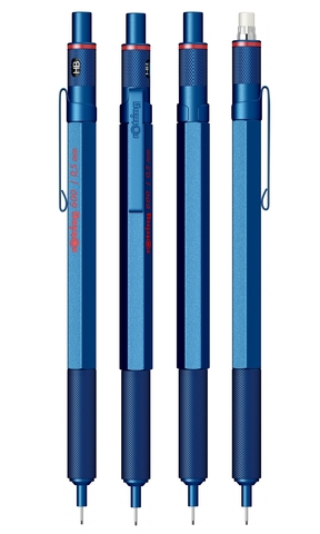 Карандаш механический Rotring 600 Metal Blue, 0,5 mm (2114266)