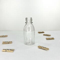 Флакон 25 мл пластик прозрачный 18мм