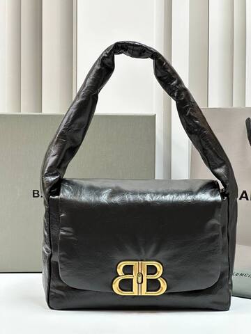 Сумка-слинг BALENCIAGA MONACO черный