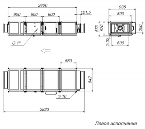 Breezart 3700 Lux W AC 380/3 Приточная установка с электрическим нагревателем