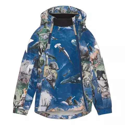 Molo Hopla Living Wildlife демисезонная куртка для мальчика