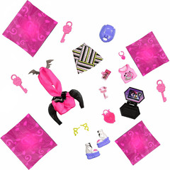 Дракулаура G3 Секреты Черепа 3 Серия Неоновые Страшилки