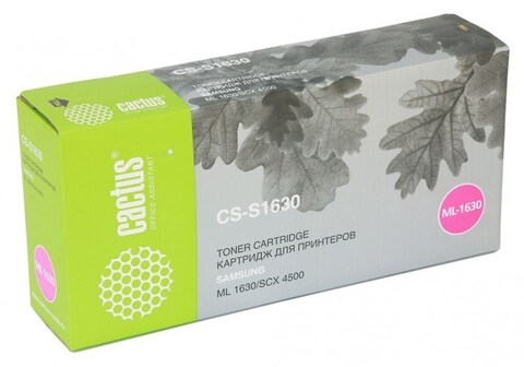 Картридж лазерный Cactus CS-S1630 ML-D1630A черный (2000стр.) для Samsung ML1630, 1630W, SCX4500