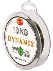 Леска плетёная WFT KG ROUND DYNAMIX Green 150 м, 0.10 мм
