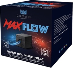 Уголь Crown Maxflow 64 шт 26 мм