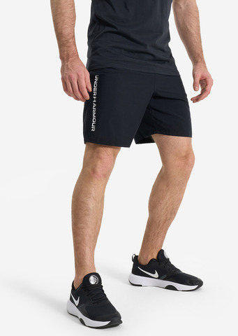 Картинка шорты Under Armour Woven Wdmk Shorts черный - 1