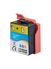 Струйный картридж Sakura C13T26704010 (267 Colour) для Epson WorkForce WF-100W, пигментный тип чернил, триколор, 11,4 мл., 200 к.