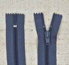 Молния брючная SBS автомат, L 15 см, Т4,5, н/р, серо-синий