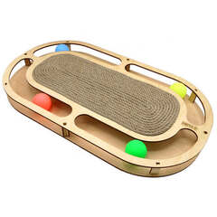 Gosi игрушка для кошек трек  стадион с шариками и когтеточкой