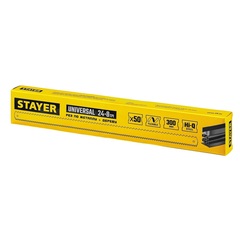 STAYER Universal, 8 + 24 TPI, 25 х 300 мм, 1 шт, коробка 50 шт, универсальное двустороннее широкое полотно по дереву и металлу (1591)