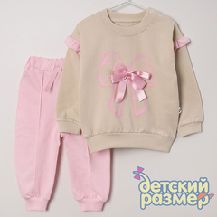 бежевый/розовый