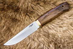 Туристический нож Боровой М 440С Орех