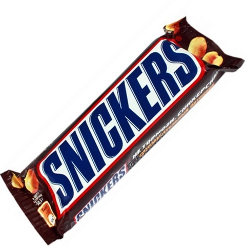 Батончик шоколадный SNICKERS 50,5 гр