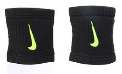 Напульсник теннисный Nike Dri-Fit Reveal Wristbands - black/volt/volt