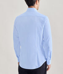 Сорочка Seidensticker Slim Fit 01.653760-14 с отделкой голубая